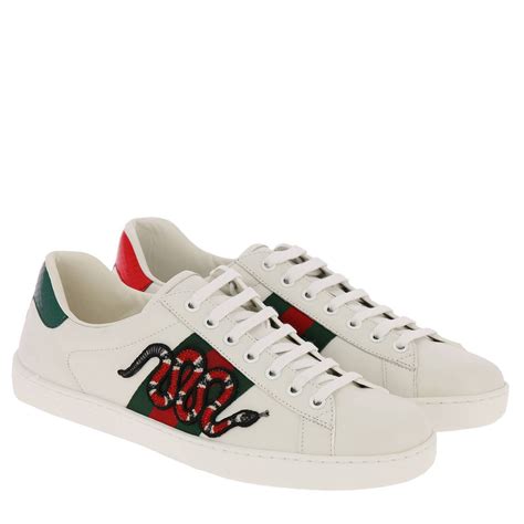 scarpe gucci uomo serpente|sneakers gucci su farfetch.